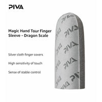 PIVA Dragon Scale Gaming Finger Sleeves – High Sensitivity Silver Fiber, Ultra-T