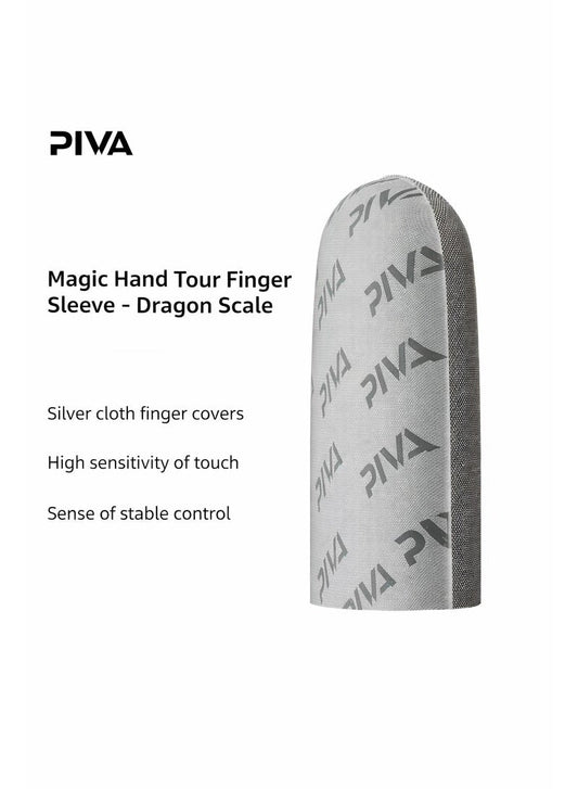 PIVA Dragon Scale Gaming Finger Sleeves – High Sensitivity Silver Fiber, Ultra-T