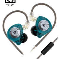 KZ EDX Pro X IEM in Ear Earphone, Single Dynamic Driver HiFi in-Ear Monitor with Ergonomic Shape, Wired Gaming Earbud, Detachable Cable for Audiophile (With Mic)
