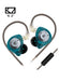 KZ EDX Pro X IEM in Ear Earphone, Single Dynamic Driver HiFi in-Ear Monitor with Ergonomic Shape, Wired Gaming Earbud, Detachable Cable for Audiophile (With Mic)