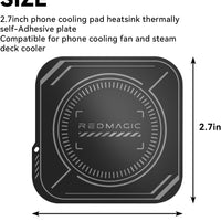 REDMAGIC Cooler 6 Pro + Magnetic Patch + Clip For Mobile/IPAd (UAE ONLY)