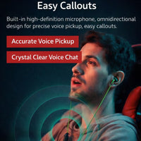 PIVA S6PRO Gaming Earphones With 27 PD Charging Port, APP Control, Built-in Sound Card, 3D Surround Sound, RGB Lighting, For iPhone, RedMagic, Samsung, Mobile, PC, PS5, PS4, Xbox Series X/s, Xbox One, Nintendo Switch - Type C Red