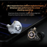 KZ Gale IEM Type-C Gaming with Built-in DSP Sound Card & Mic, Compatible with Re