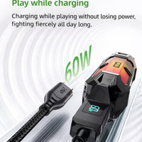 PIVA X41 4-in-1 USB-C Gaming Hub & Docking Station with DAC Sound Card, 60W PD Fast Charging, 3.5mm Audio Jack, USB Data Port, RGB Lighting – Compatible with iPhone, iPad, Android, RedMagic & Laptops