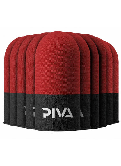 PIVA 10 Mobile Gaming Finger Sleeves – Frost Cold Silver Fiber Touchscreen Finge