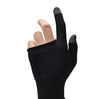 MEMO Carbon Fiber Two-Finger Gaming Glove – High Sensitivity Touch, Breathable & Sweat-Proof, Anti-Slip Design for Smooth & Precise Control – Compatible with iPhone, iPad, RedMagic, Samsung – Ideal for PUBG, COD & FPS Gaming (1 Pair - 2 PCS)