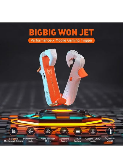 BIGBIG WON Automatic Laser Gaming Mobile Triggers, Super Fast Shooting, 75mAh lo