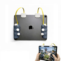 PAD Piano Triggers Automatic 8-Finger Gaming Triggers FV6 for iPad & Tablets –Professional Magnetic Control, High Responsiveness, No Screen Blocking, Compatible with iPad Pro, RedMagic Astra, RedMagic Nova, and All iPads for PUBG Mobile and Other Games