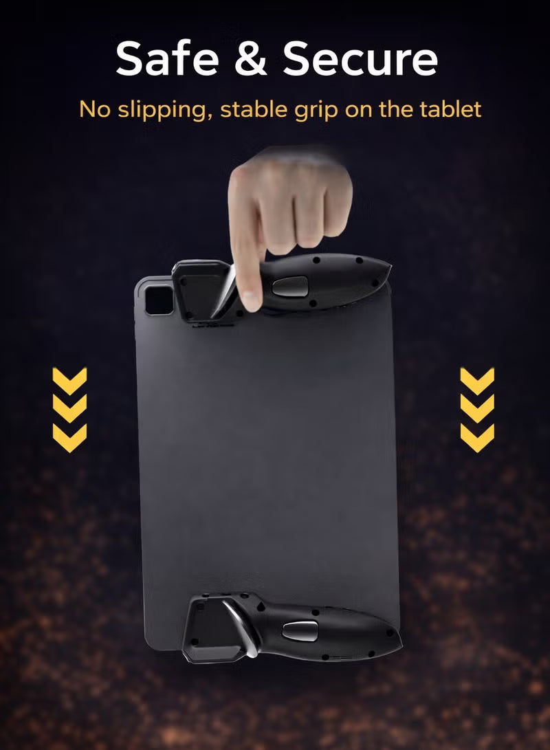 Automatic iPad Triggers AKPAD-8K by MEMO, Super Fast Shooting, High-Frequency Burst Mode, 80mAh Long-Lasting Battery, Alloy Buttons, Compatible with iPad, RedMagic, Lenovo, and Samsung Tablets – PUBG and COD Accessory