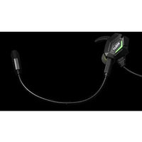 Nubia RedMagic Gaming Earphones, with In-Line Mic, Black with Green LED Accent, Wired