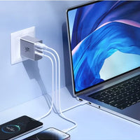 RedMagic 65W Fast Charger, Compact 3-Port USB-C Power Adapter for Phones, Tablets & Laptops - without cable (US Version)