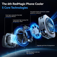 REDMAGIC Cooler 6 Pro + Magnetic Patch for IPAD/Mobile (LEBANON ONLY)
