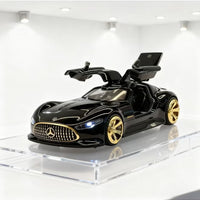 Mercedes-Benz AMG Vision GT Concept – Premium Black Diecast Model Car with Opening Gullwing Doors, Perfect for Gifts, Office Desk Decoration, Kids’ Rooms, and Collectors
