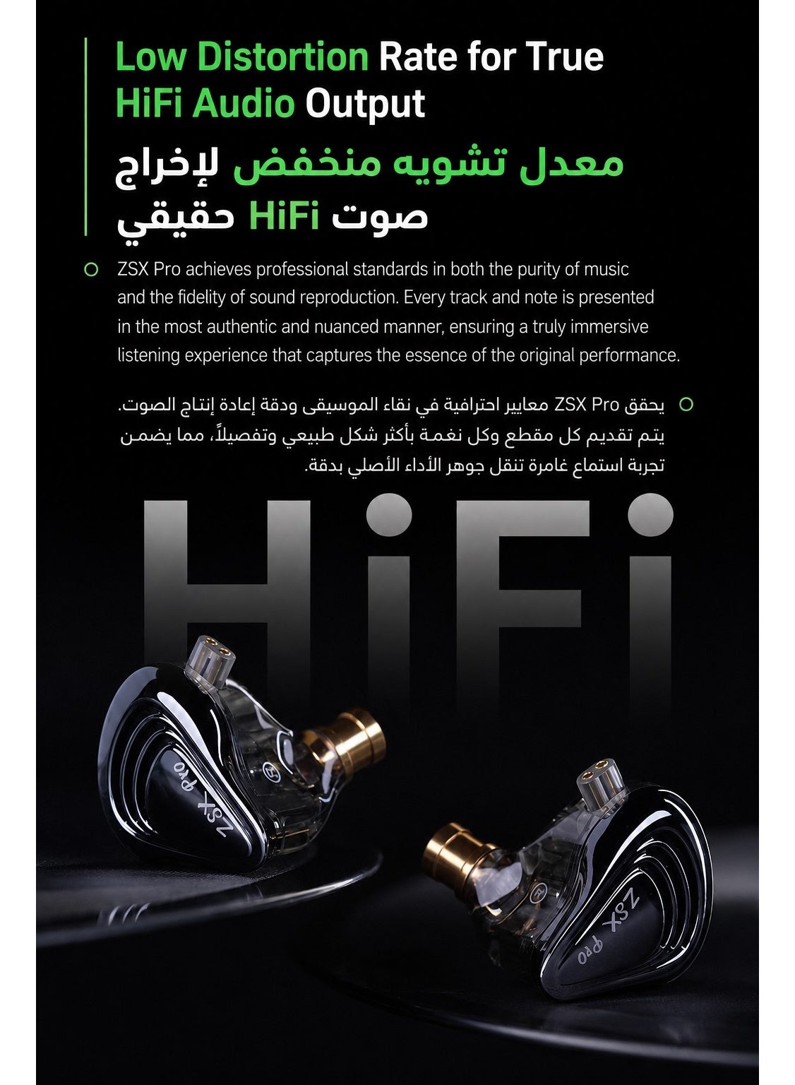 KZ ZSX Pro IEM 12-Driver Hybrid Earphones, 1DD+5BA per Side, Wired 3.5mm HiFi In-Ear Monitors with HD Microphone, Ultra-Linear Dynamic Driver, Balanced Armature Array, Precision Frequency Crossover, Wide Soundstage, Deep Bass, Metal Faceplate, Ergonomic R