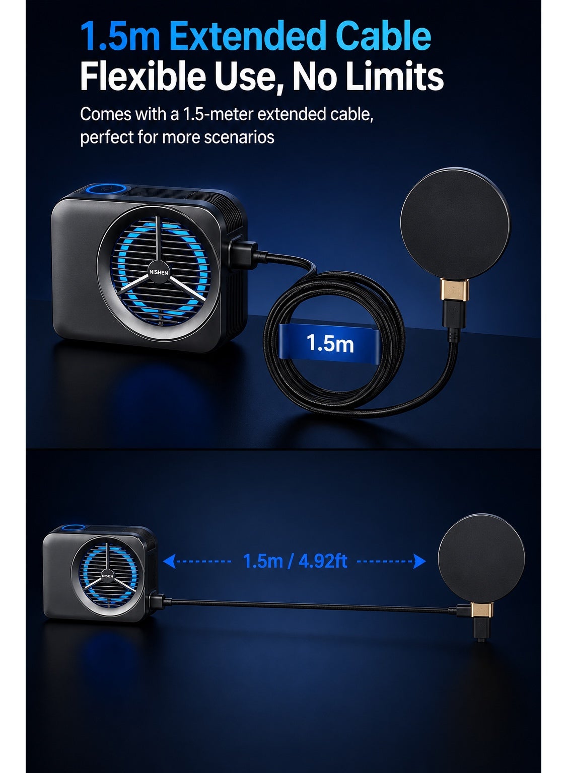 Ni-SHEN Nishen 48W Liquid Cooling Phone & Tablet Cooler – Upgraded Version - Adv