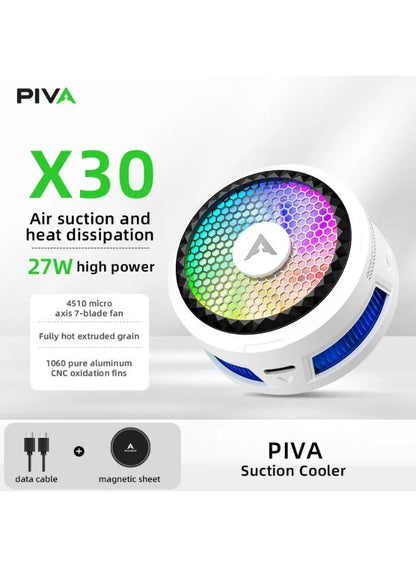 PIVA X30 27W Super Power Magnetic Phone Cooler, Fast Semiconductor Cooling Fan R