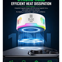Blackshark 5 funcooler Phone Cooler, 20W Magnetic Cooling Fan with App Control, Ultra-Quiet Portable Cooling Pad, Strong Magnetic Attachment for iPhone, Android, RedMagic & iPad – Perfect for FPS Games like PUBG Mobile & Call of Duty Mobile