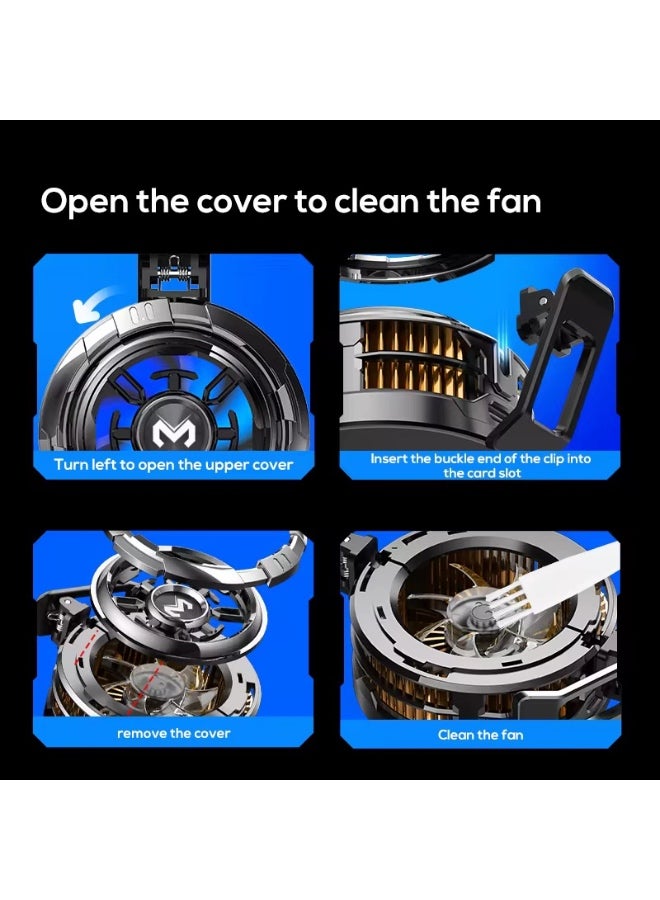 Memo CX08 Magnetic Smartphone Cooler, 15 W Fast Cooling Semiconductor Radiator F