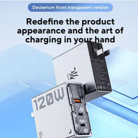 RedMagic 120W Triple-Port GaN Fast Charger with Transparent Tech Design, NeoChar