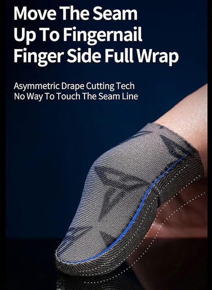 Flydigi Original 4 P1 Silver Cloth (2 pairs) Gaming Finger Sleeves, Ultra-Thin 0