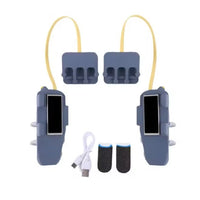 PAD Piano Triggers Automatic 10-Finger Gaming Triggers FV8 for iPad & Tablets –Professional Magnetic Control, High Responsiveness, No Screen Blocking, Compatible with iPad Pro, RedMagic Astra, RedMagic Nova, and All iPads for PUBG Mobile and Other Games