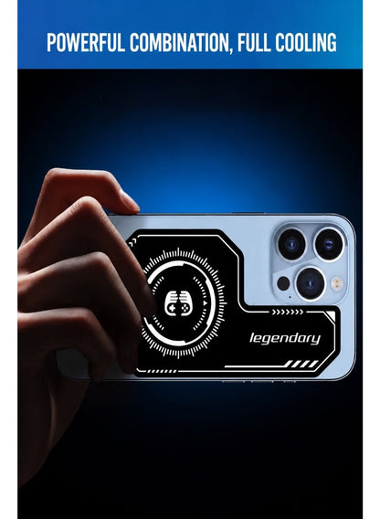 Magnetic Suction Sheet for Cell Phone Cooler by Legendary, for Phones and Tablets, Thermally Conductive Steel Plate with Strong Adhesive, Compatible for Most Cooling Devices or Magnetic Attachments for iPhone and iPad and Samsung and RedMagic