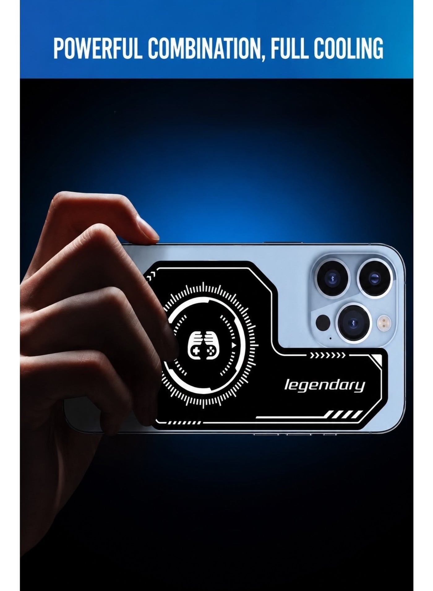 موزع حراري وصفيحة مغناطيسية حرارية لمبرد الهاتف والايباد – متوافقة مع معظم مبردات الهواتف والايباد والملحقات المغناطيسية