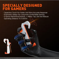 BIGBIG WON Automatic Laser Gaming Mobile Triggers, Super Fast Shooting, 75mAh long-lasting battery,High-Frequency Burst Mode, Alloy Buttons, iPhone/Android Compatible, PUBG Battlefield Accessory - 2 pieces left and right