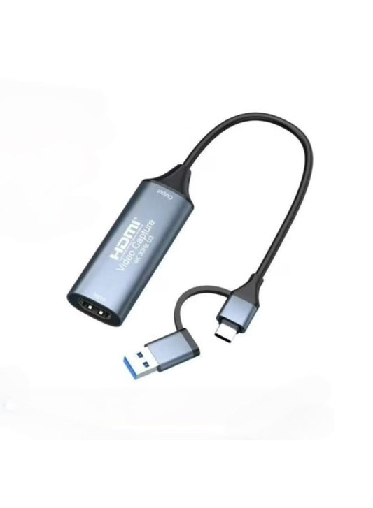 Generic 4K HDMI Video Capture Card USB 3.0 & Type-C, Game Streaming & Recording 