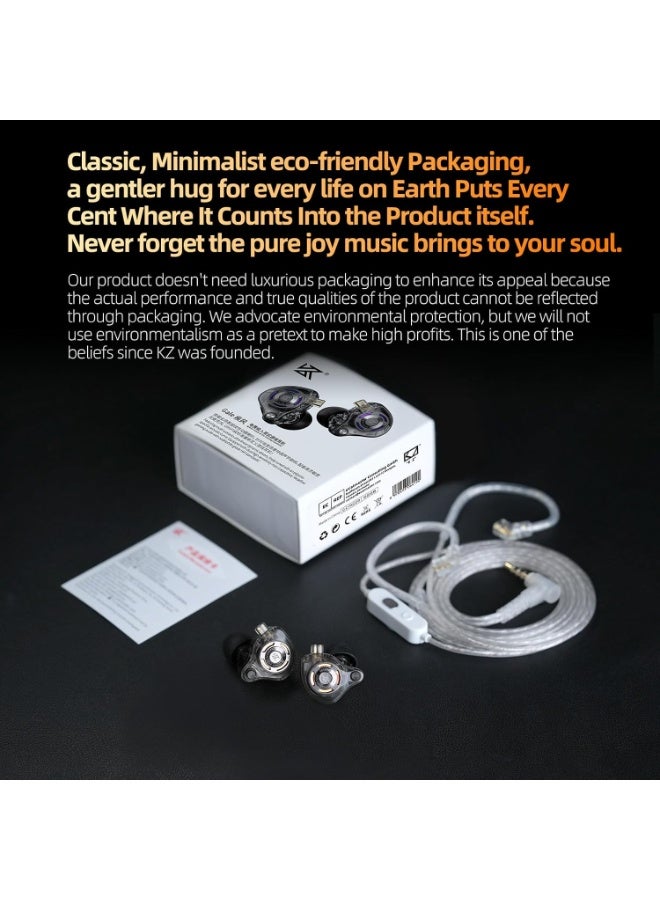 KZ Gale IEM Type-C Gaming with Built-in DSP Sound Card & Mic, Compatible with Re