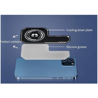 Magnetic Suction Sheet for Cell Phone Cooler by Legendary, for Phones and Tablets, Thermally Conductive Steel Plate with Strong Adhesive, Compatible for Most Cooling Devices or Magnetic Attachments for iPhone and iPad and Samsung and RedMagic