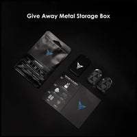Flydigi Original P1 Silver Cloth Gaming Finger Sleeves, Ultra-Thin 0.3mm, Superconductive FlySilver Fabric, Zero-Lag Touch, Breathable & Sweat-Resistant – Compatible with iPhone, iPad, RedMagic, Samsung – PUBG, COD & FPS Gaming (1 pair - 2 PCS)