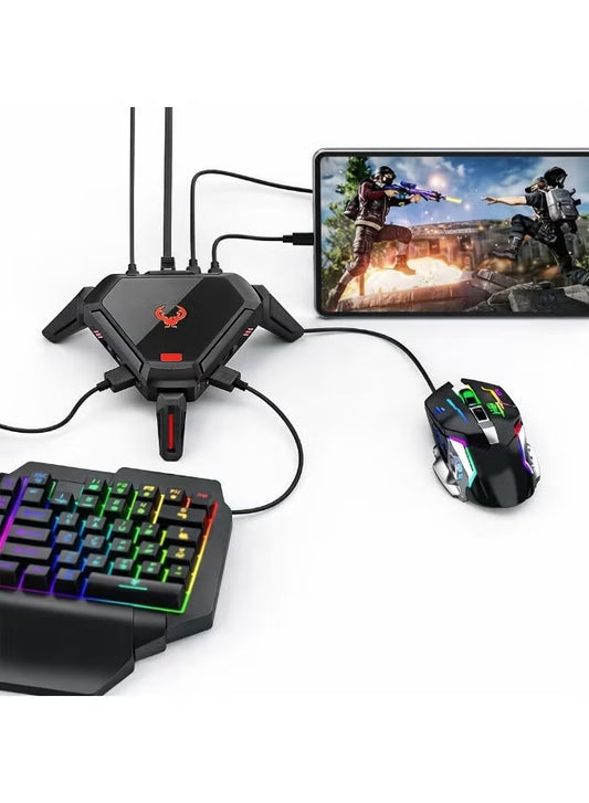 Gamwing Moxie 2 Scorpion Moxie2 Pro Keyboard Mouse Converter Throne High Energy Hero Peaceful Dark Zone Breakthrough PUBG FPS - WITH MOUSE AND KEYBOARD (LEBANON ONLY)