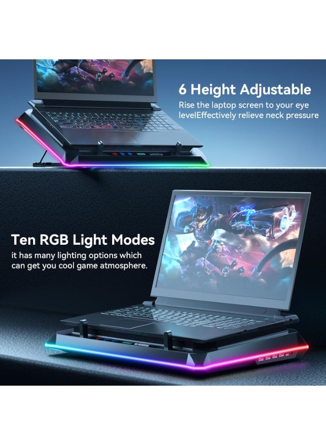 ICE COOREL Laptop Cooling Pad with RGB Lighting