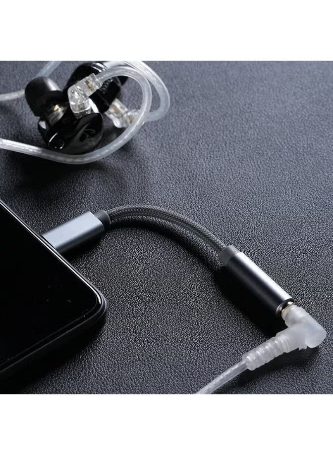 M01 USB-C to 3.5mm DAC Headphone Amplifier Adapter — Universal USB-C Hi-Res Audio Decoder with Dual Independent DAC & Amplifier Chips, Supports High-Impedance Headphones up to 600Ω — Compatible with USB-C Devices (Android, iPhone 15+/iPad, Laptops & Table
