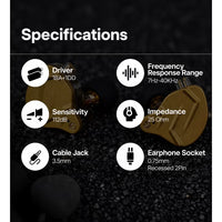 KZ ZSN PRO X IEM Dual Driver 1BA+1DD Hybrid Metal Earphones HiFi in-Ear Monitor with Detachable Recessed 2Pin Cable, Zinc Alloy Panel (With Mic, Gold)