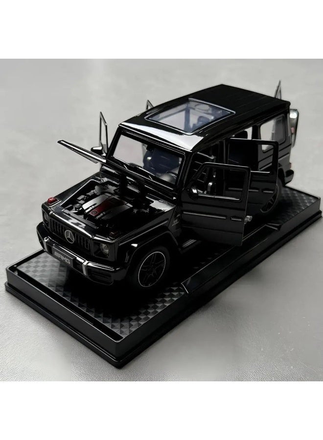 Mercedes-Benz AMG G63 G CLASS Concept – Premium Black Model SUV with Opening Doors, Perfect for Gifts, Office Desk Decoration, Kids’ Rooms, and Collectors