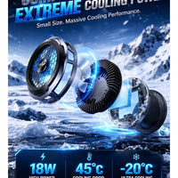 Phone Cooler RedMagic 8 Air – Ultra-Light 18W Magnetic Gaming Fan with Clip & Semiconductor Heatsink For Smartphones Android & iPhone, Perfect for RedMagic Astra (Perfect for PUBG Mobile, COD, Fortnite & More)