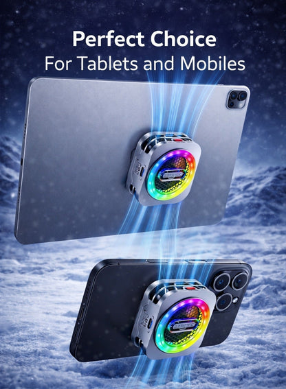 Phone Cooler RedMagic 6 Pro Magnetic Phone/Tablet Cooler – 30W Ultra-Cooling Gaming Fan with Graphene Heatsink, Magnetic Mount & Clip – Cooling Fan For Smartphones, Tablets, iPad & Steam Deck (Perfect for PUBG Mobile, COD & More)