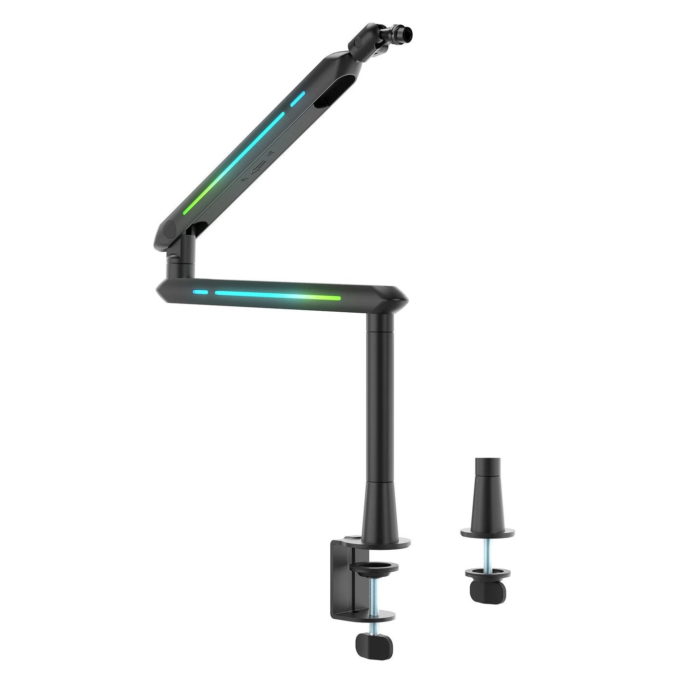 Humanex Humanex Light Pursuer RGB Gaming Microphone Boom Arm, Low Profile Desk M
