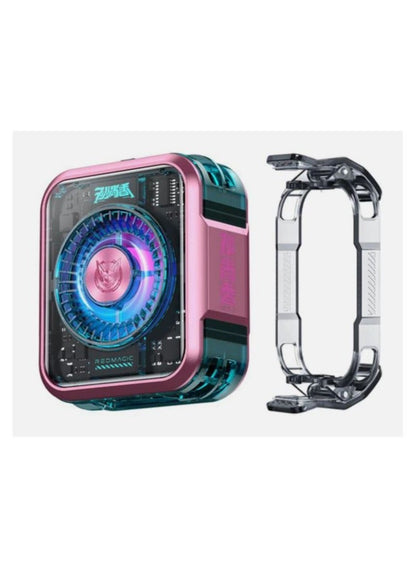 RedMagic Phone Cooler 5 Pro, Special Edition, 36W with Magnetic Suction and Back Clip, TEC Liquid Cooling Technology, 34% Power Boost, Blue and Pink Special Edition