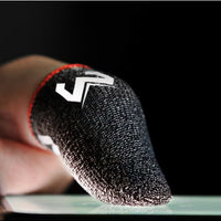 MEMO FS01 Gaming Finger Sleeves – Anti-Sweat, High Sensitivity Touch Screen Fingertips, Anti-Slip & Breathable for Smooth Mobile Gaming Control – Compatible with iPhone, iPad, RedMagic, Samsung – Ideal for PUBG, COD & FPS Gaming (1 Pair - 2 PCS)