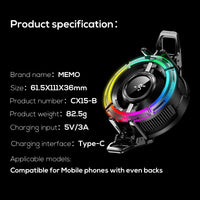 MEMO X FLAREGUN CX15 - 5V RGB MODEL with CLIPS and Magnetic Sticker (UAE ONLY)