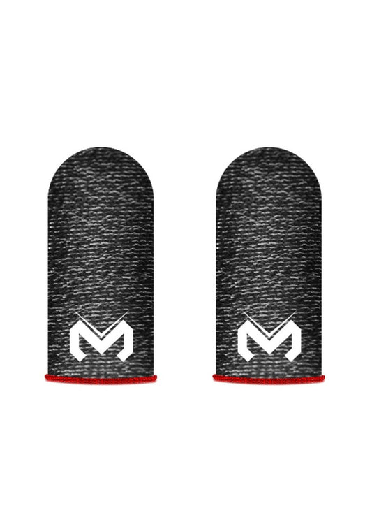MEMO FS01 Gaming Finger Sleeves – Anti-Sweat, High Sensitivity Touch Screen Fingertips, Anti-Slip & Breathable for Smooth Mobile Gaming Control – Compatible with iPhone, iPad, RedMagic, Samsung – Ideal for PUBG, COD & FPS Gaming (1 Pair - 2 PCS)