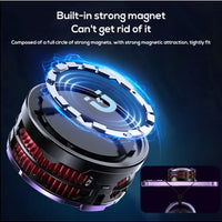 MEMO CX08 Ai Magnetic Smartphone Cooler, 23W Fast Cooling Semiconductor Radiator Fan for Gaming, Live Streaming & Vlogging – Ultra Quiet Heat Dissipation for iPhone 12/13/14/15 Series, Android Phones & iPad Tablets