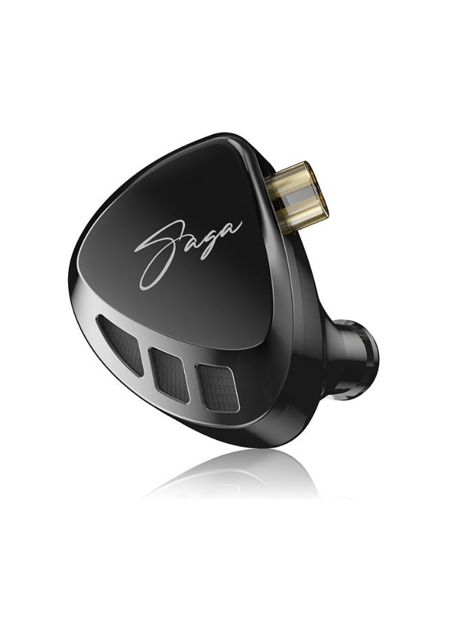 KZ Saga IEM Bass Improved Version, Wired 3.5mm HiFi In-Ear Monitor Earphones wit