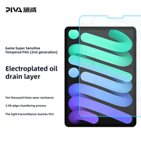 PIVA 0.33mm Gaming Tempered Glass for iPad Pro 11-inch (M1/M2) – 9H Hardness, HD Clear, Anti-Fingerprint Screen Protector - 2021-2022 MODELS