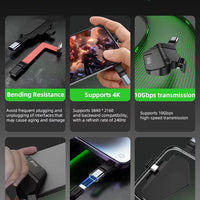 PIVA FPC Mobile Phone Tail Plug Protector Full Functionality Support 4K60Hz PD60w 10Gbps for Android IOS Phone