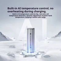 Nubia REDMADIC CCC PowerBank 45W Two-way Quick Charge 10000mAh High Capacity Digital Display Power Bank Built in Cable Charger