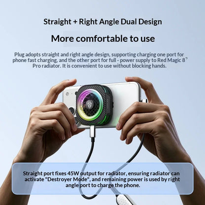 RedMagic DAO 100W 2-in-1 USB-C cable